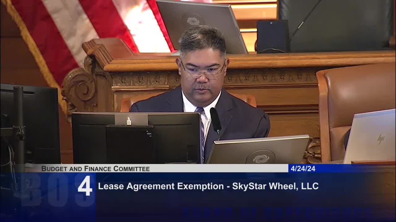 San Francisco approves Sky Star Wheel lease and outlines Pier 3032 development plan