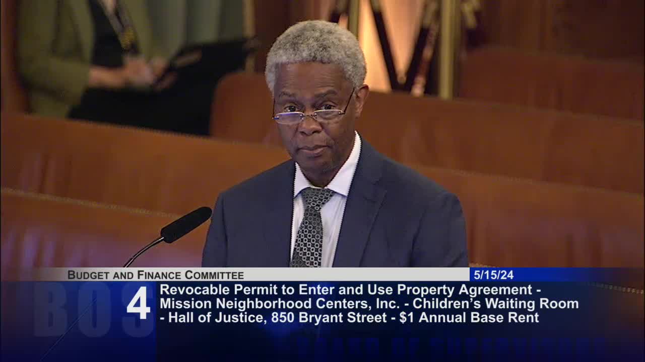 Committee approves children's waiting room reopening at Hall Of Justice