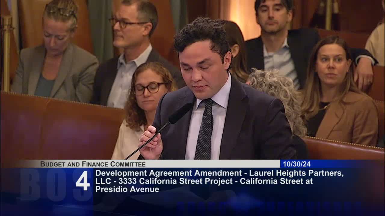 Supervisors Forward EIFD and Amended Development Agreement for 3333 and 3700 California Street