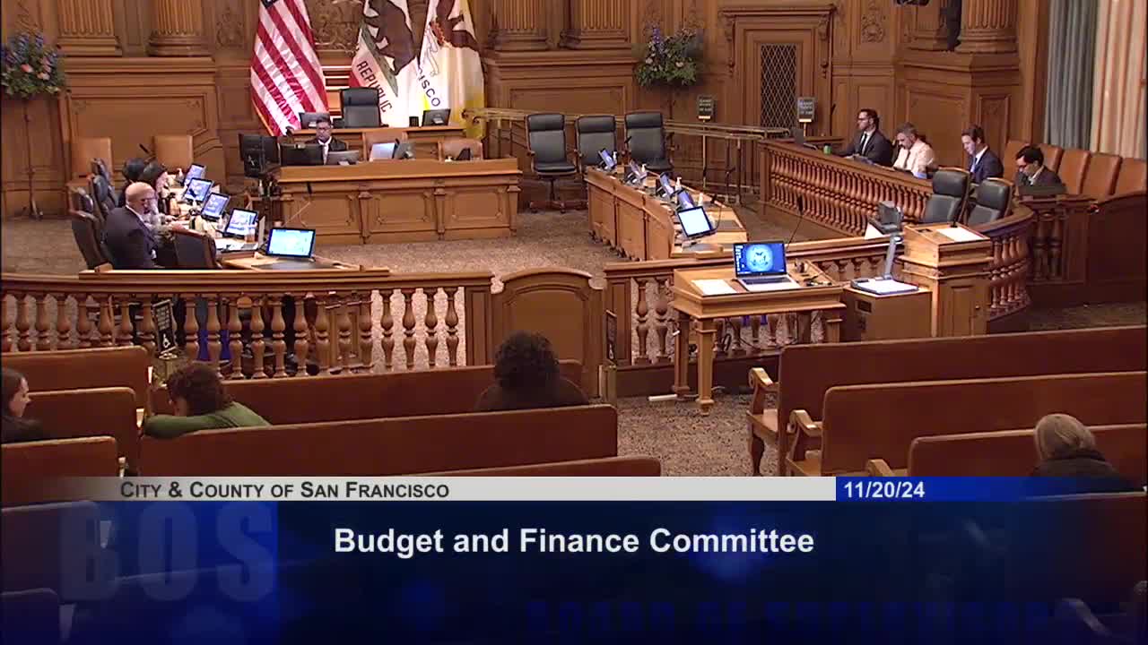 San Francisco committee advances worker justice fund and regulatory fee waivers