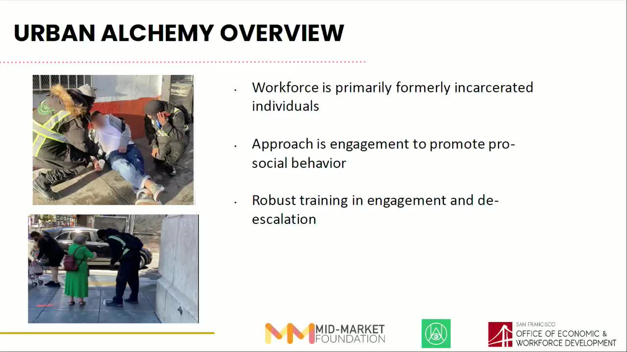 Urban Alchemy leaders discuss community-based safety initiatives in San Francisco