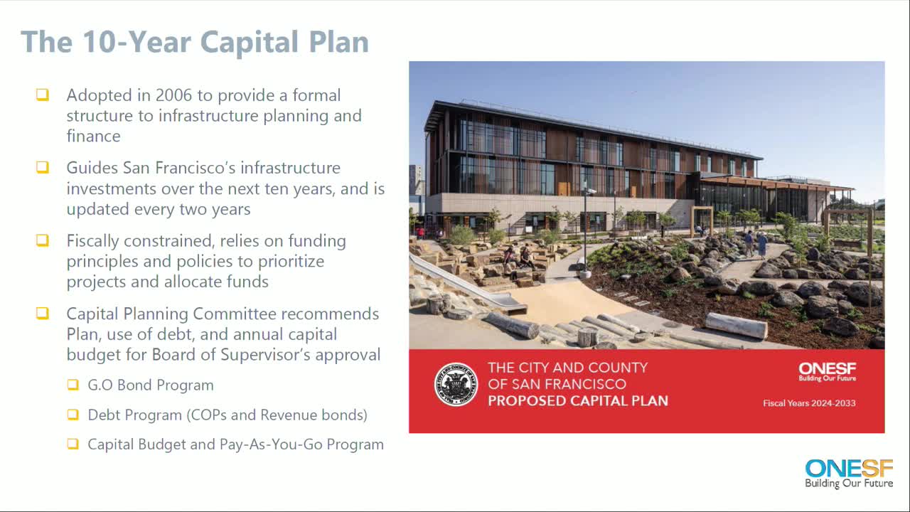 San Francisco outlines ambitious $41B capital plan addressing housing and climate resilience