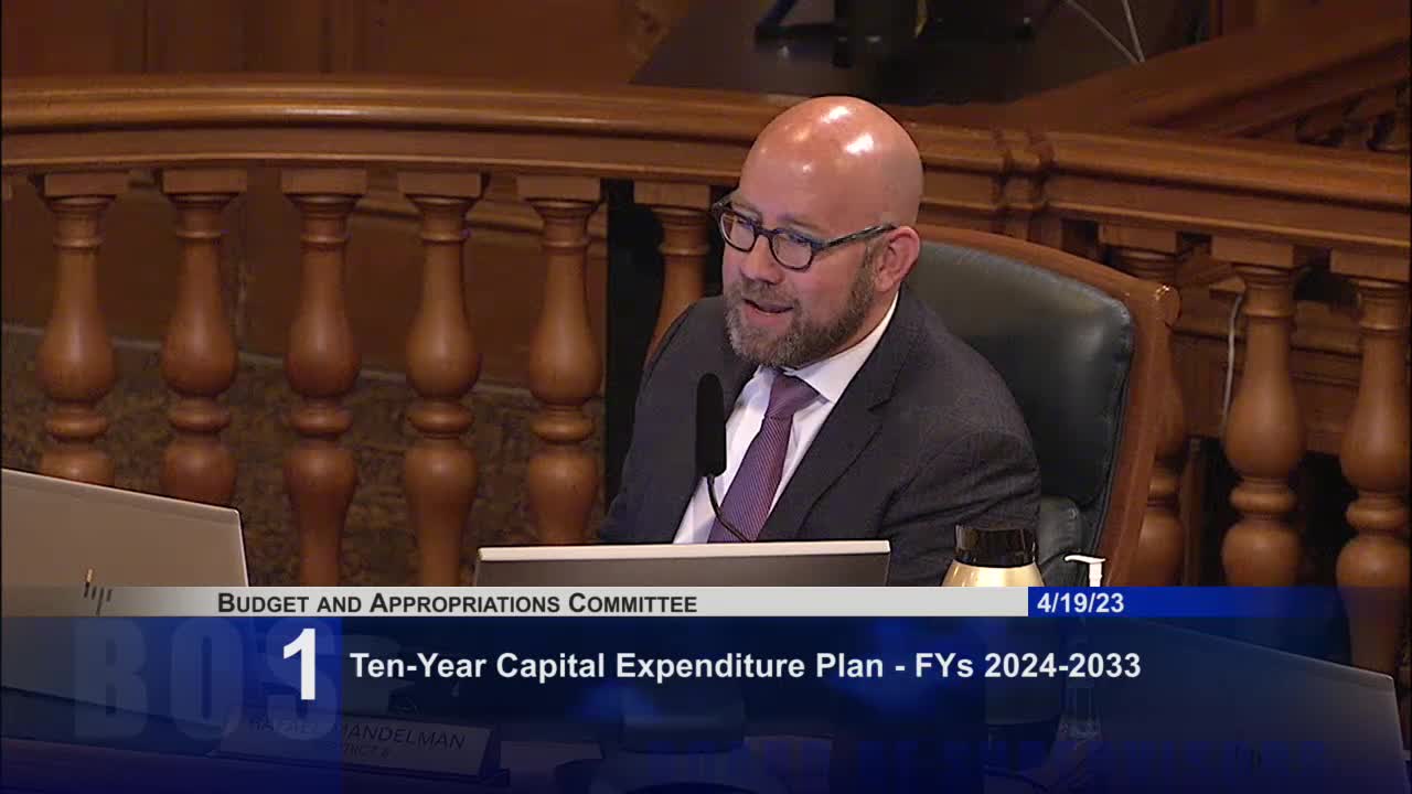San Francisco supervisors debate March 2024 public health bond and escalating costs