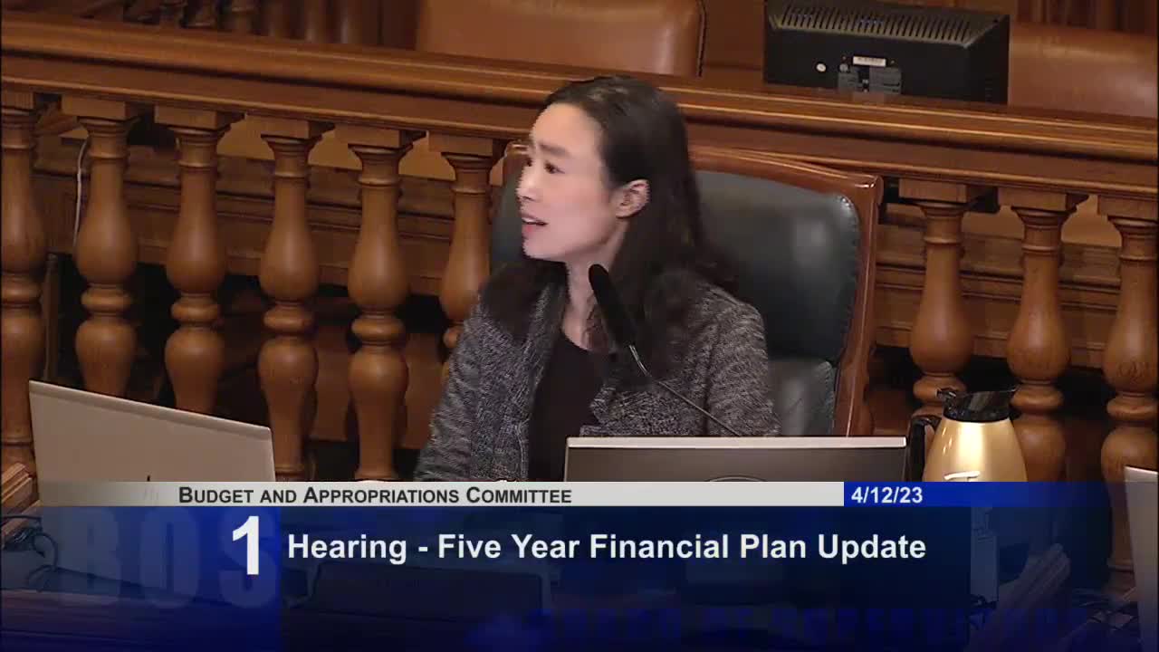 Budget Chair Chan discusses rising fiscal deficits and major cost concerns