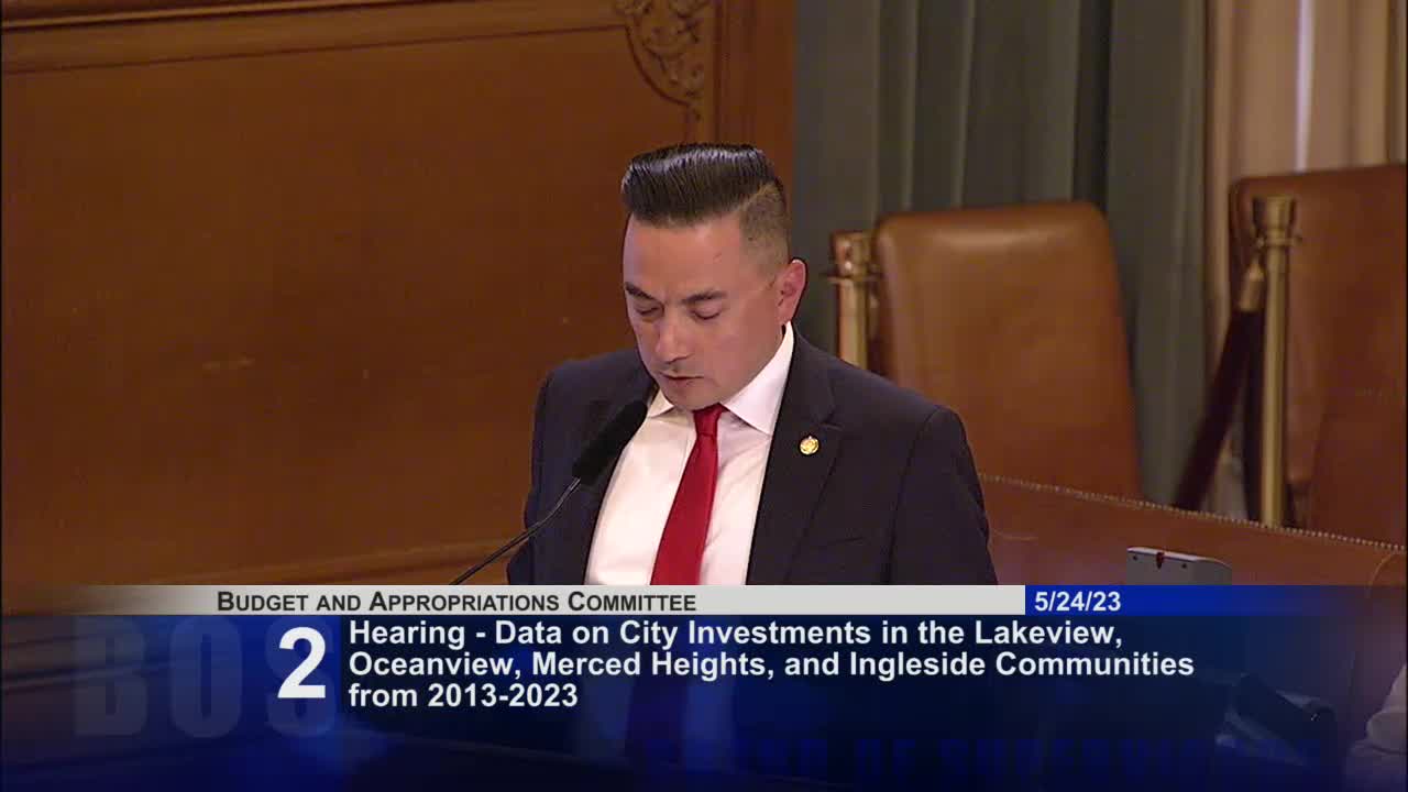 OMI community leaders urge increased investment during board of supervisors meeting