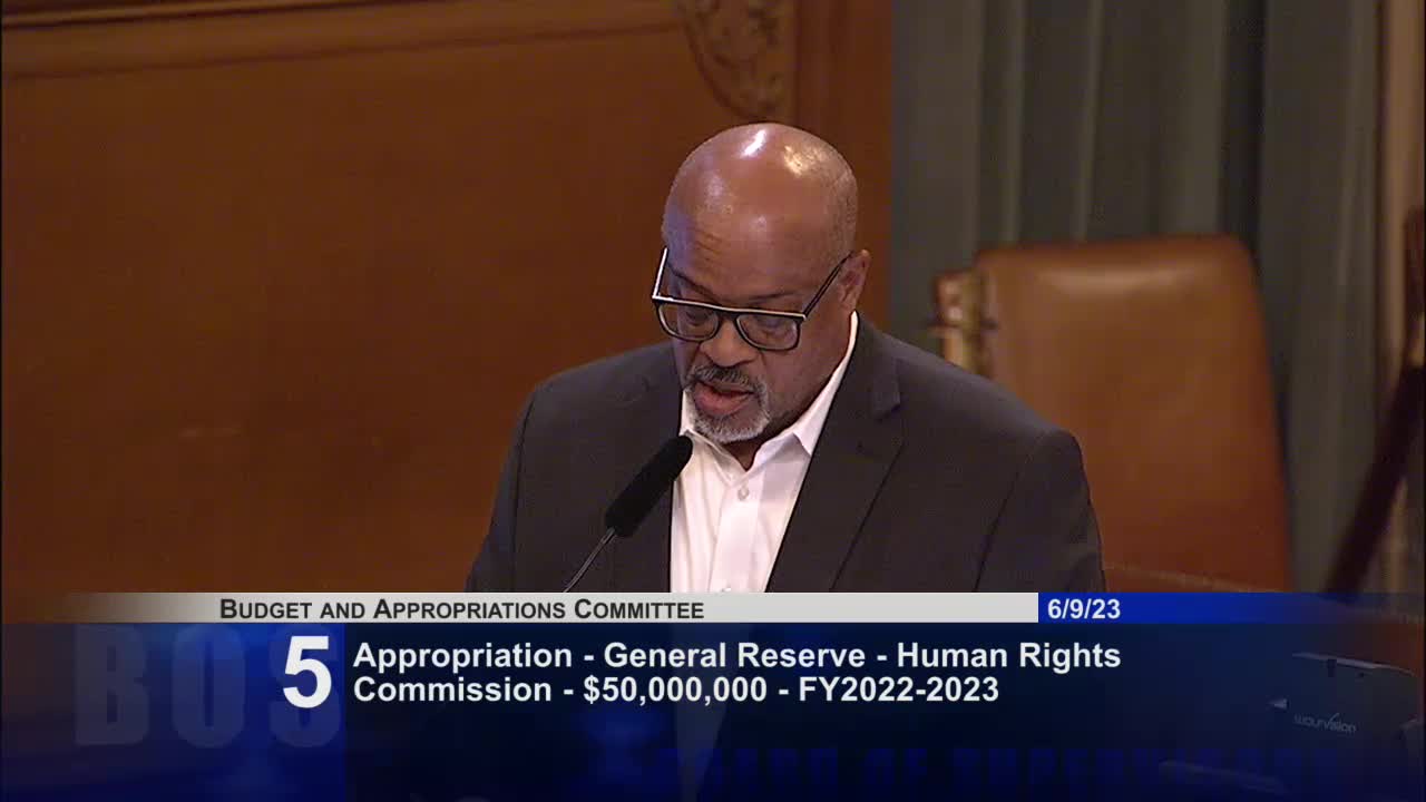 San Francisco committee proposes $50M for Office of Reparations under Human Rights Commission
