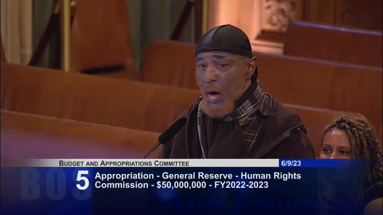 Ron Carter emphasizes community support at city committee meeting