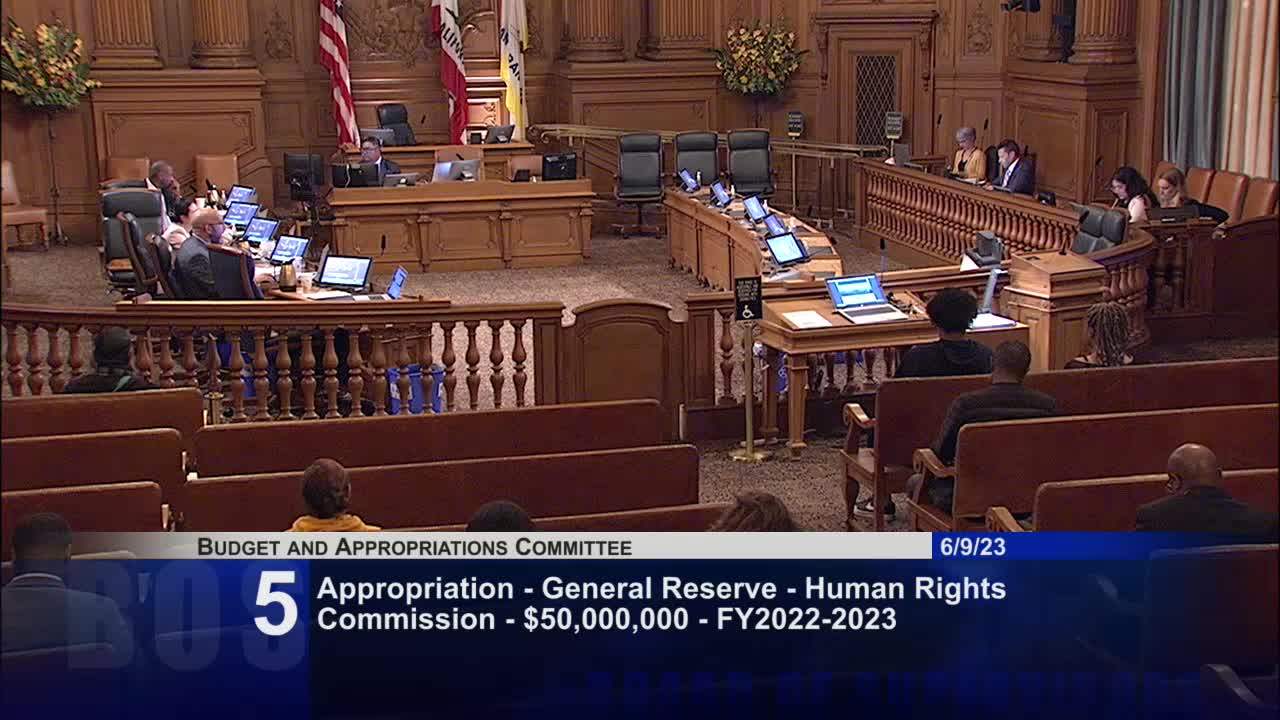 San Francisco committee discusses $50 million for reparations amid budget negotiations