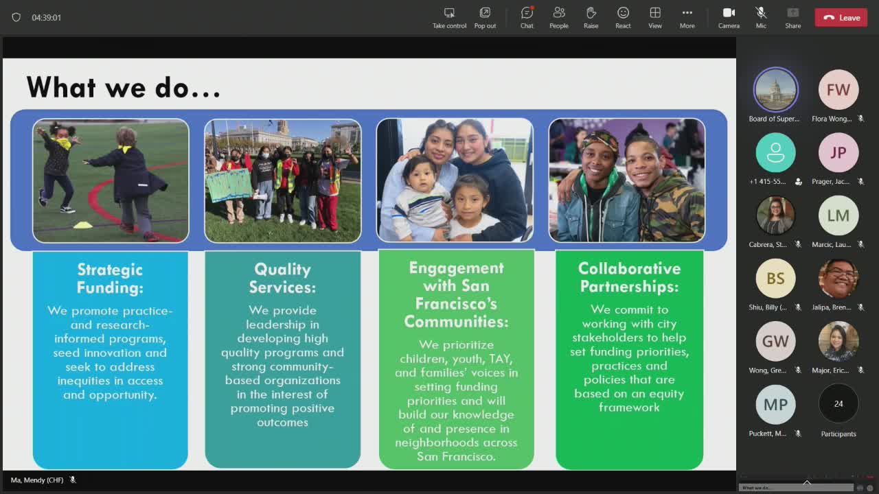 DCYF outlines $224 million budget focusing on community services and reducing disparities