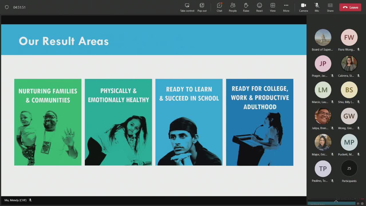 Karen Roy details San Francisco child support services budget and program advancements