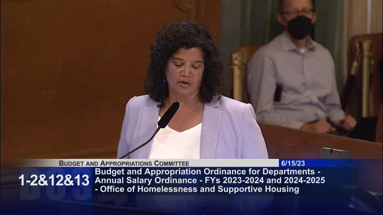 San Francisco's HSH Budget Maintains Funding Levels Amid Proposed Cuts