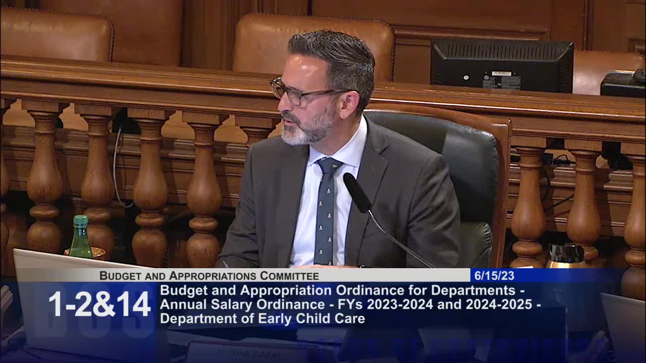 Supervisor Melgar raises funding concerns for family support programs