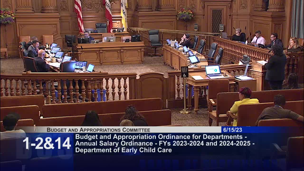 San Francisco supervisors urged to oppose childcare funding reduction proposal