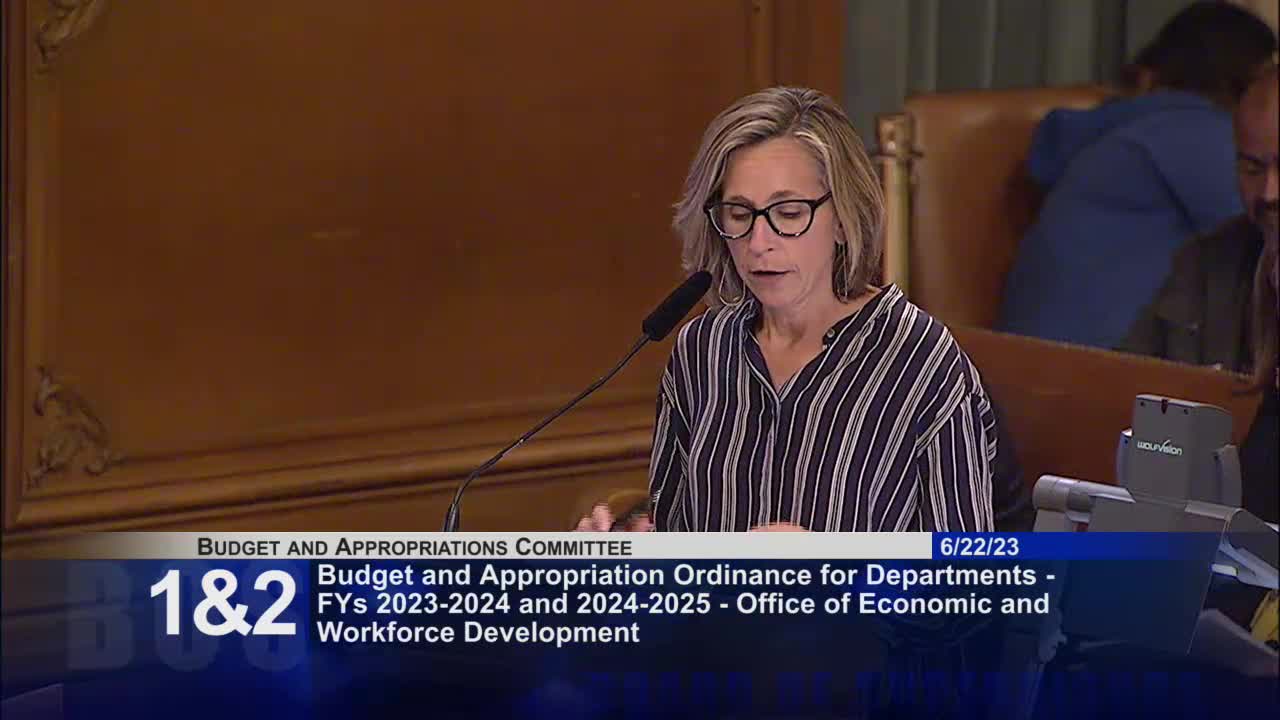 San Francisco supervisors debate downtown recovery and ambassador program budget reductions