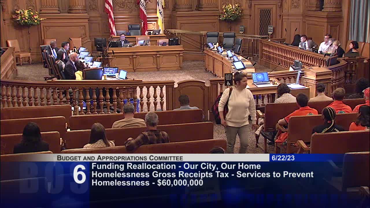 Public speakers oppose funding cuts for youth homelessness in San Francisco
