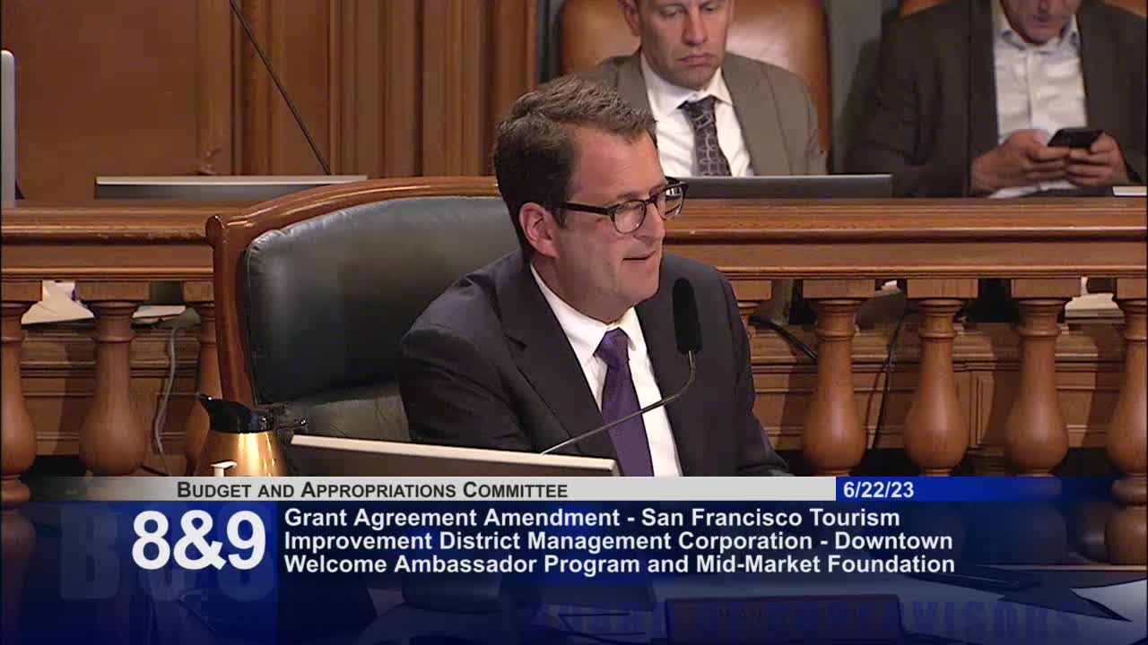 Supervisor Preston supports maintaining ambassador presence in San Francisco's Tenderloin area