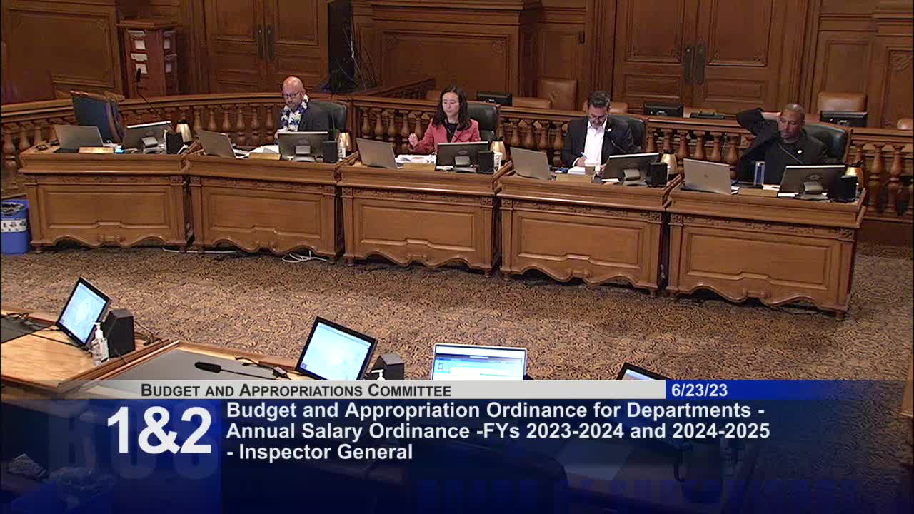 San Francisco budget review reveals $6.6M cuts for sheriff's department and agrees on district attorney's budget