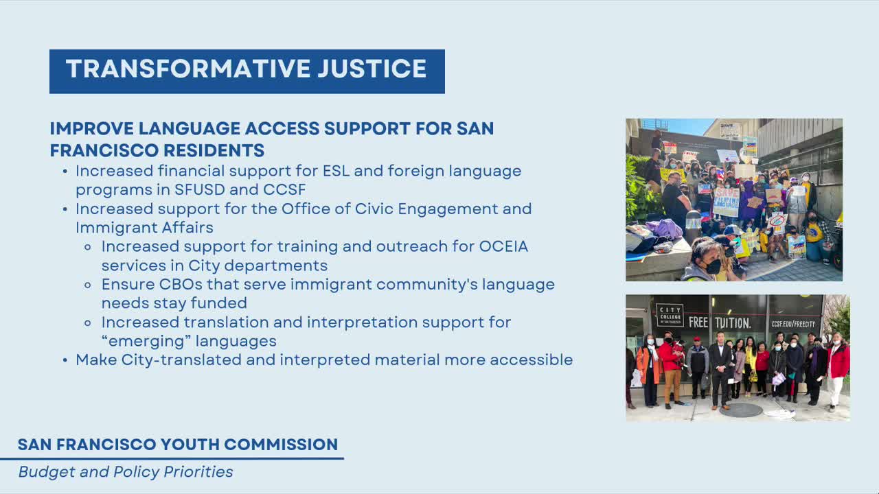 San Francisco prioritizes language access and nutrition support for immigrant communities