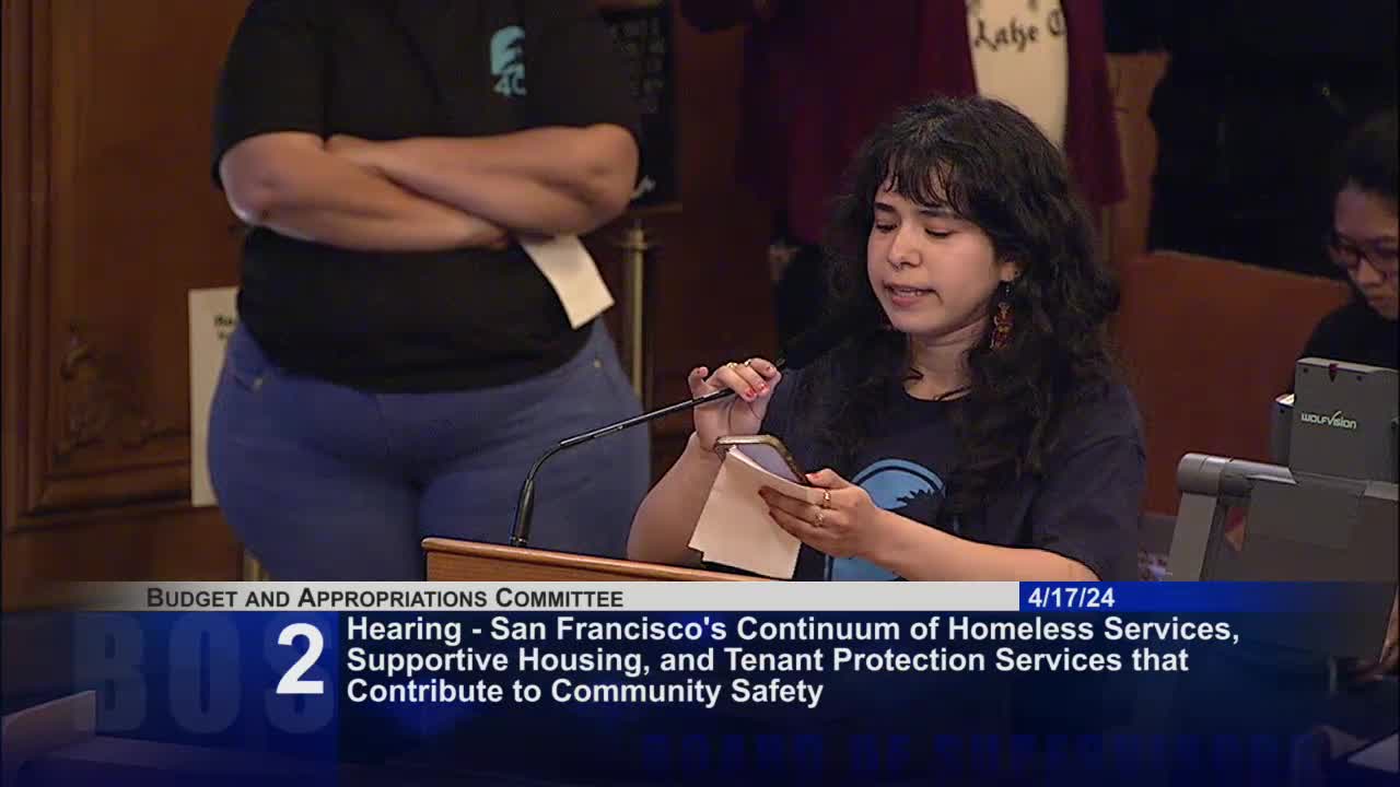 San Francisco residents demand increased funding for essential services amid budget cuts