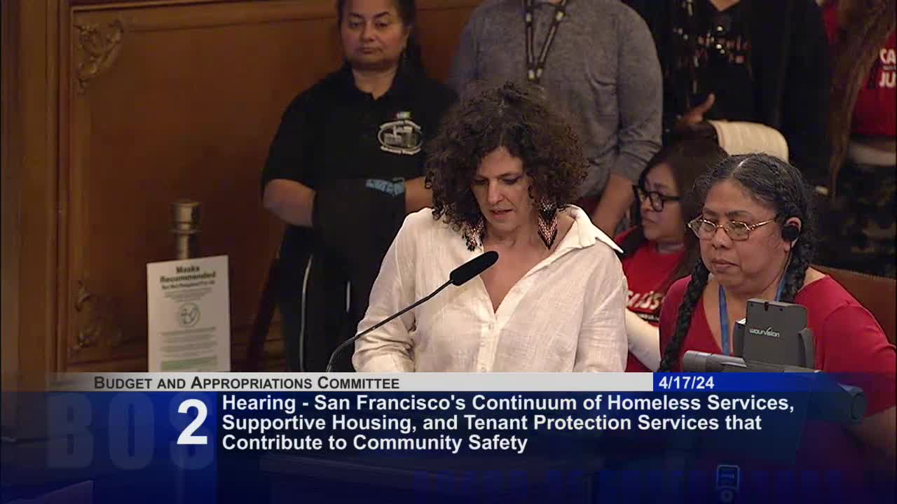 San Francisco tenants urge committee to maintain housing support funding