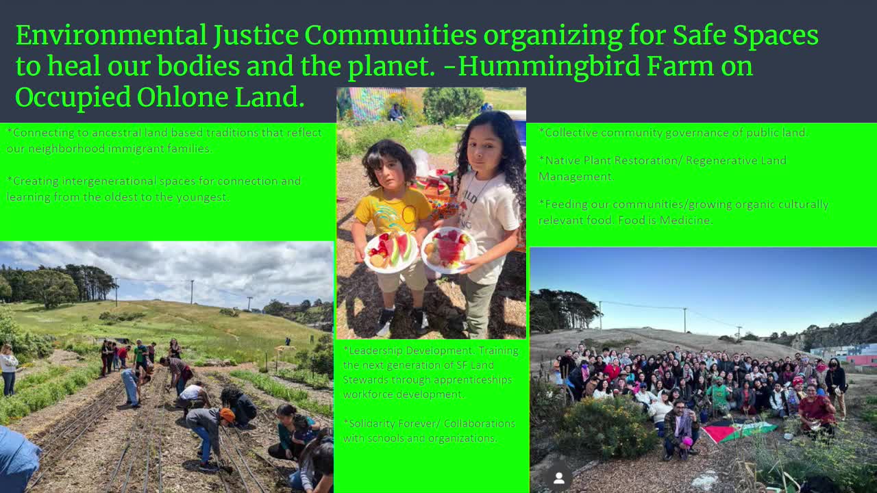 Community organizers urge MOHCD to consider local gardens for health initiatives