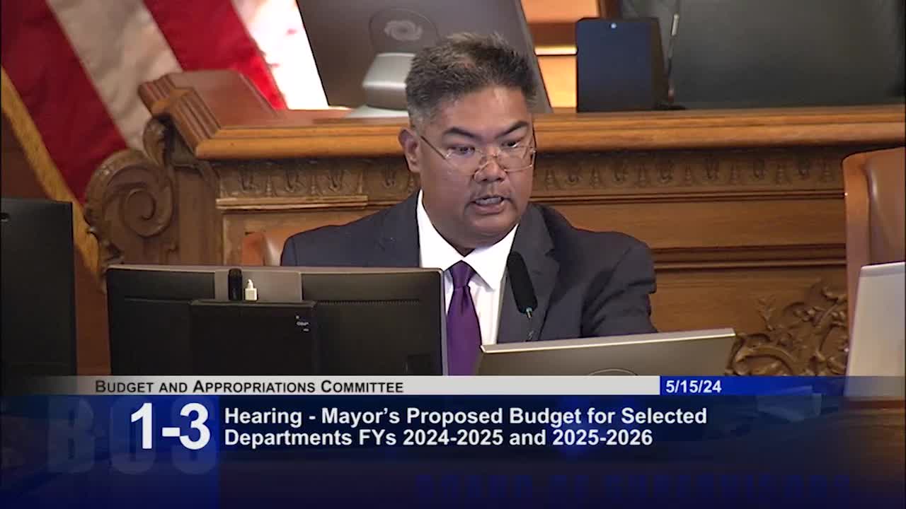 Cyrus Hall advocates for sustainable transportation funding at SFMTA budget meeting