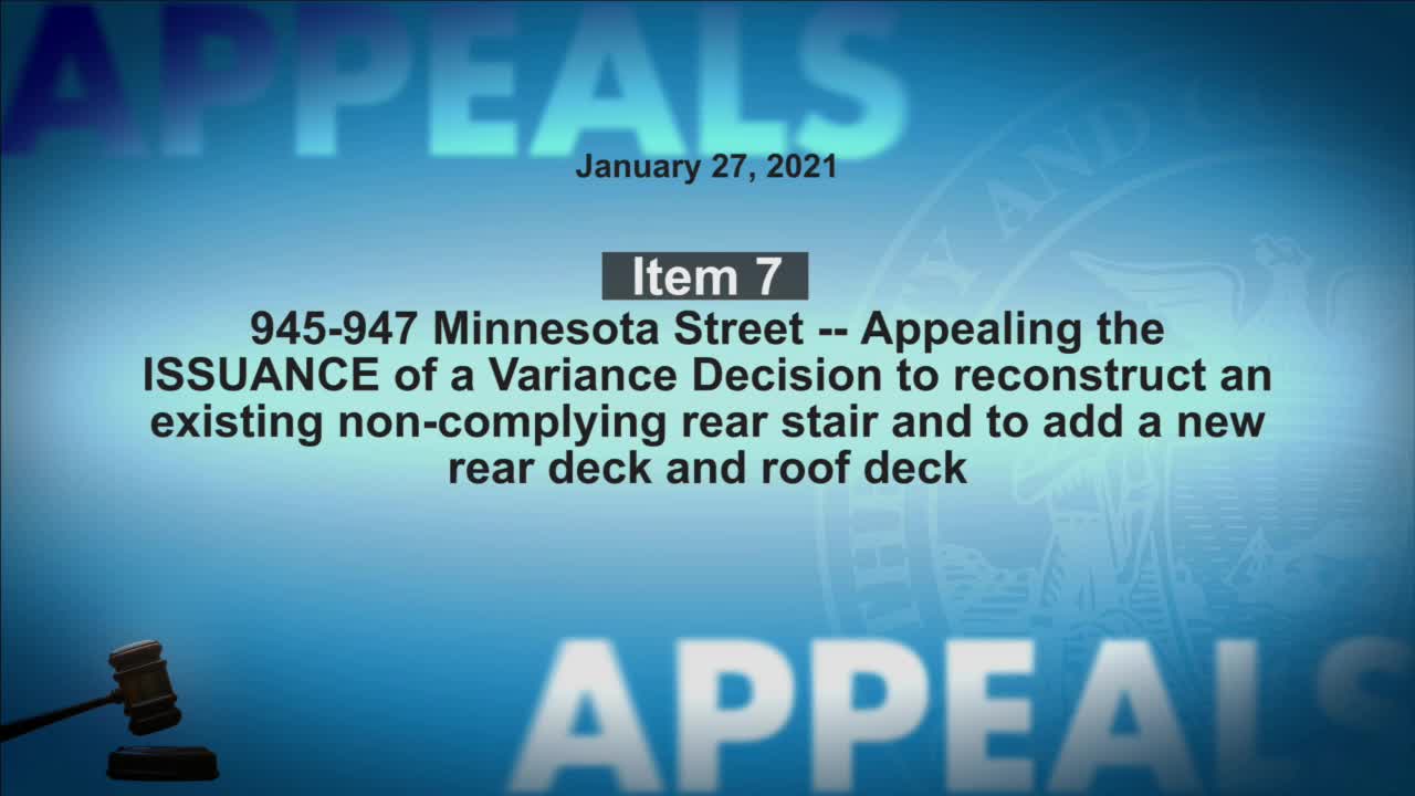 Neighbors challenge illegal construction at 945 Minnesota during planning committee meeting