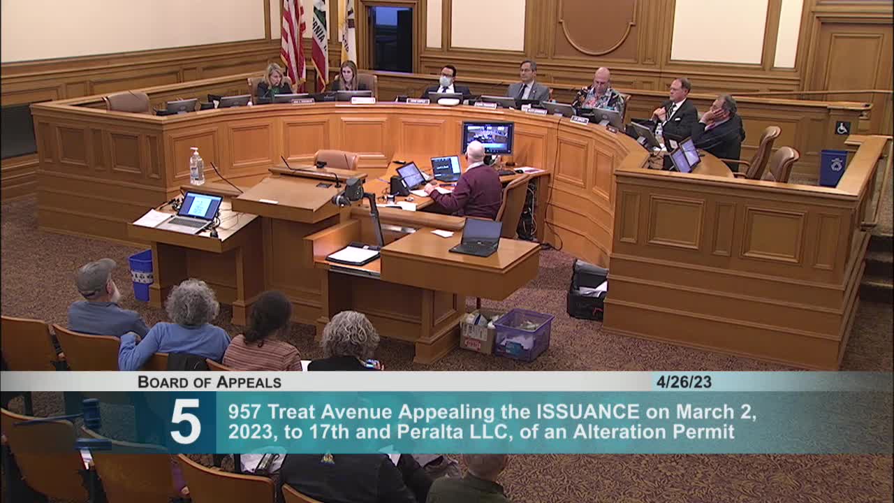 Jeffrey Yip addresses San Francisco Board of Appeals on neighborhood concerns