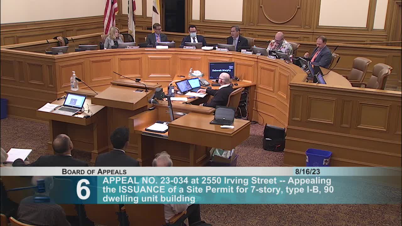 Commissioner Transvinia grants appeal for affordable housing at 2550 Irving amid contamination concerns