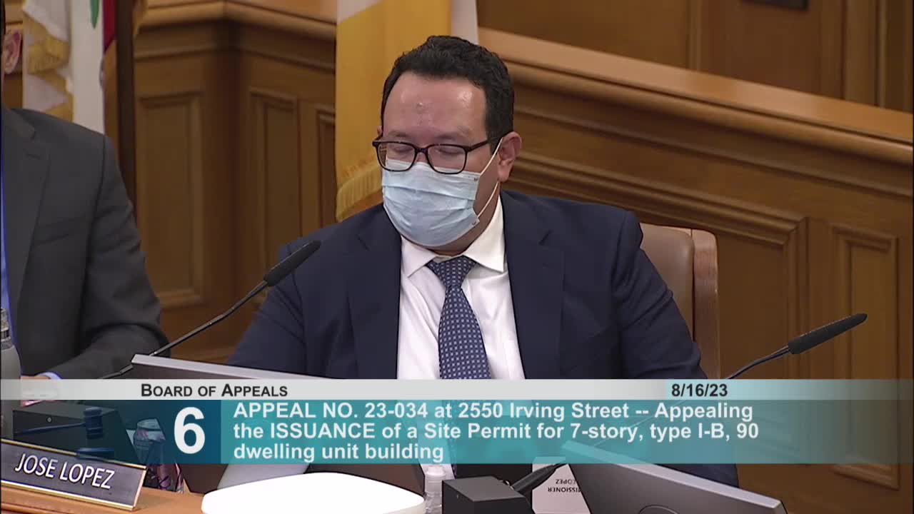 Commissioners debate permit appeal as President Zwig's participation remains uncertain