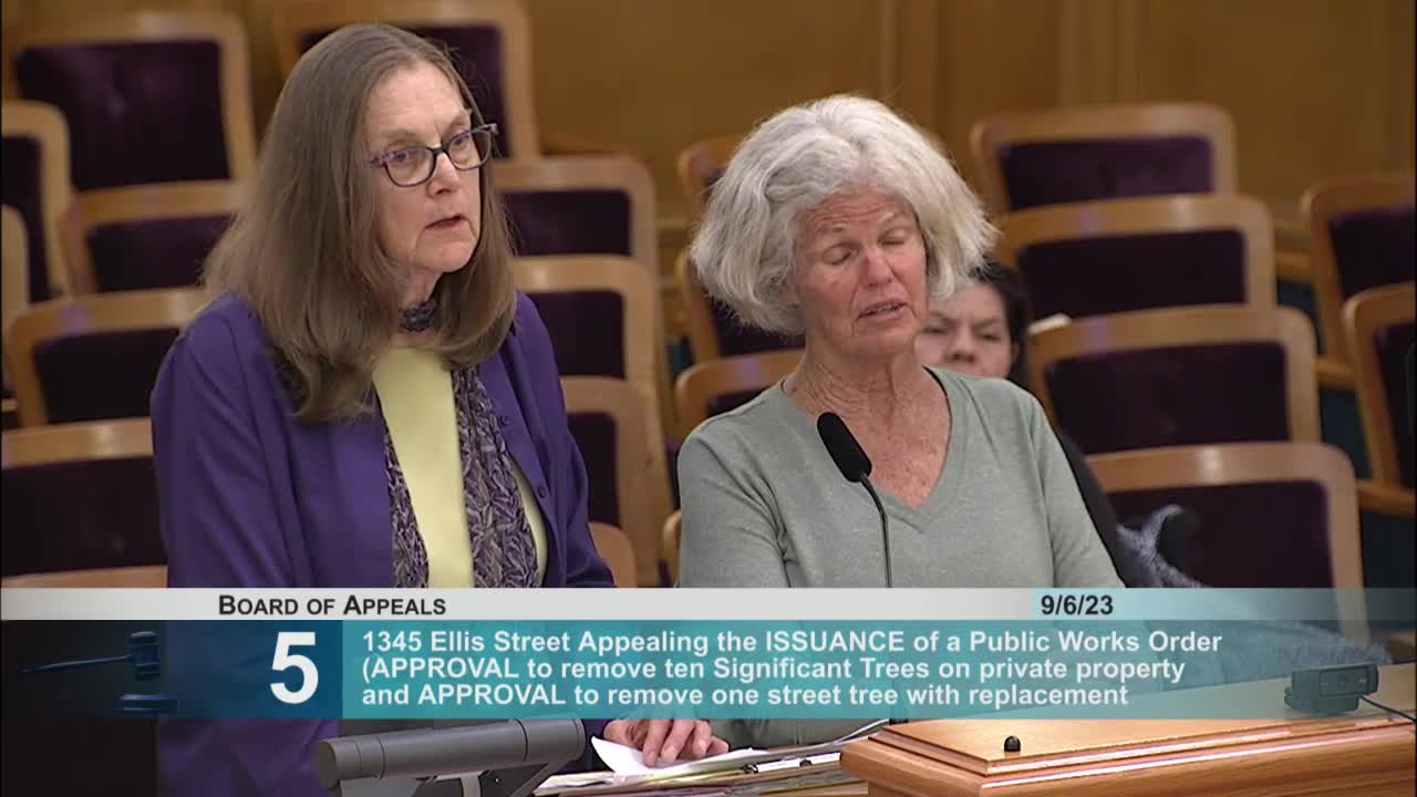 San Francisco commissioners debate tree replacement plan amid submission issues