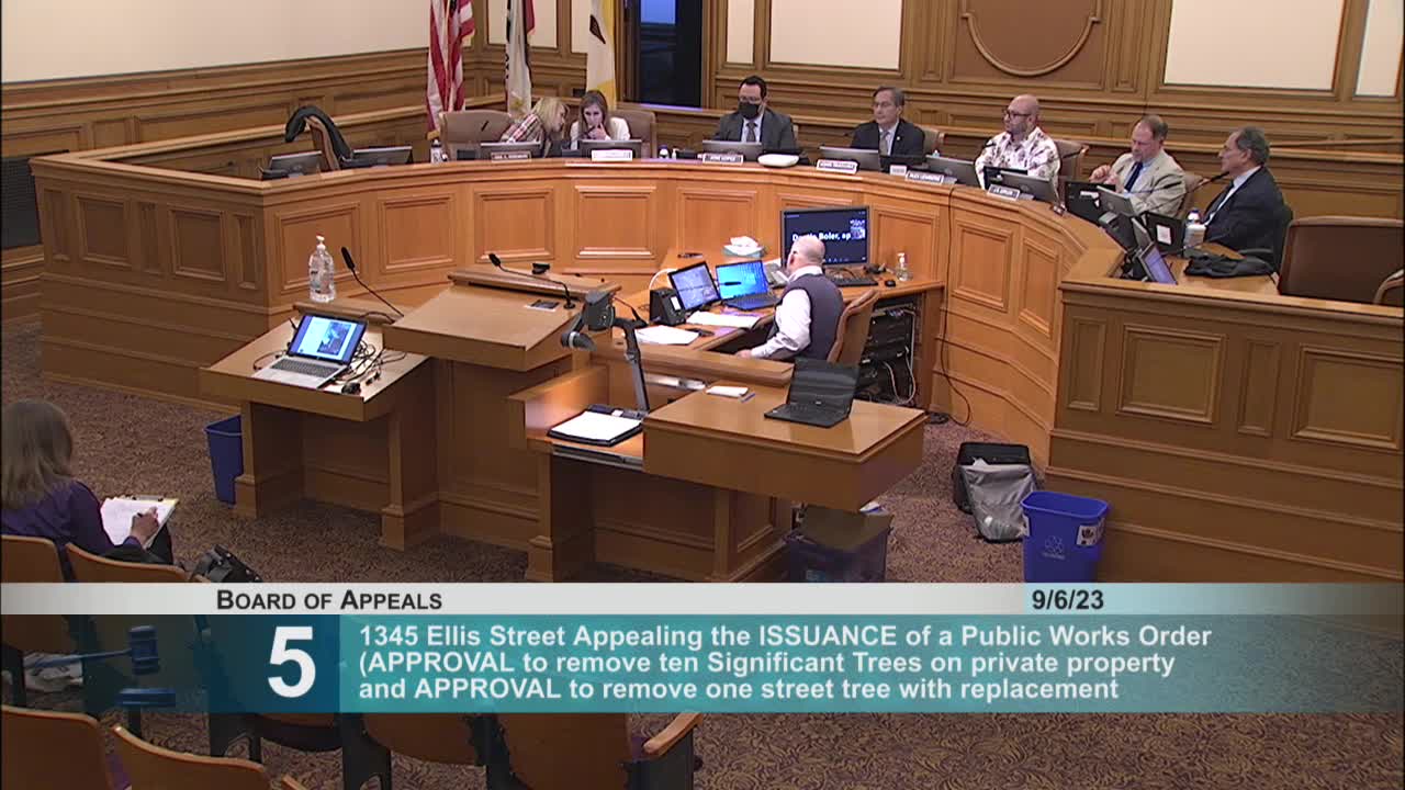 Saint Francis Cooperative voices tree safety concerns on Ellis Street