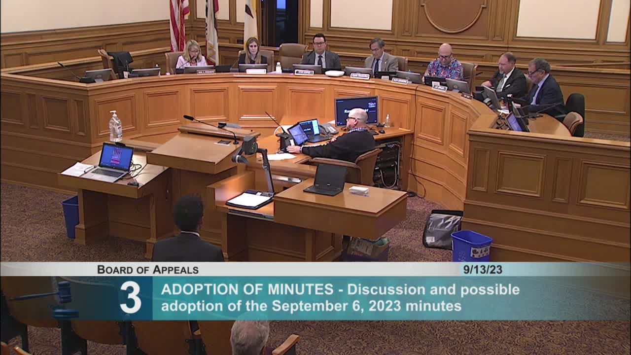 Commissioner Swig clarifies motion for amended minutes before rehearing appeal on housing project