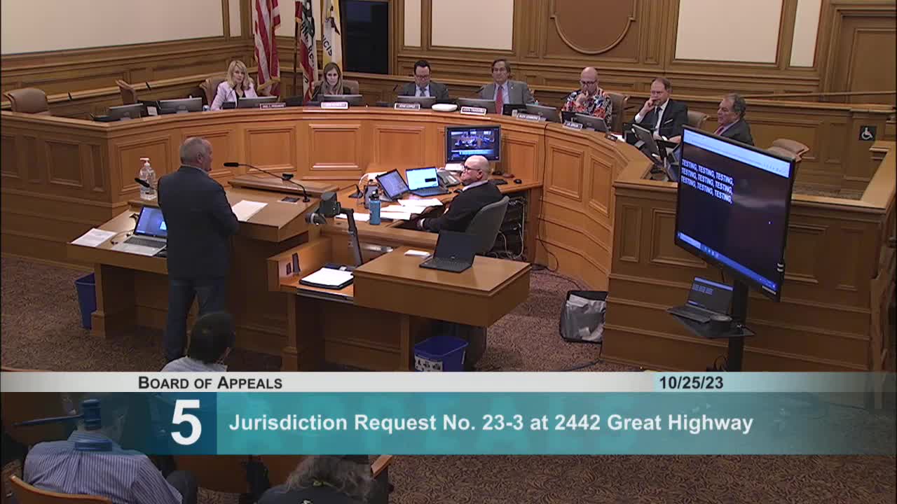 Commissioners deny jurisdiction request in Wong's appeal on Twelfth Avenue permit