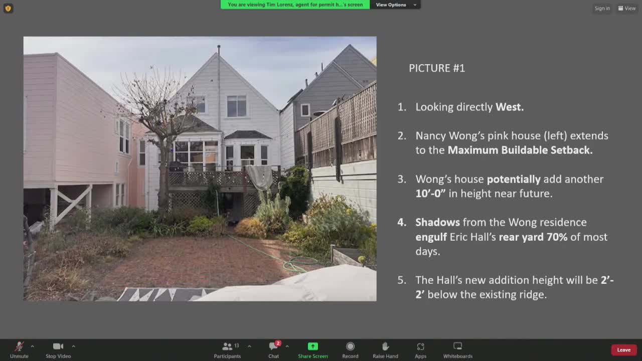 Planning Commission approves Wong residence expansion despite neighbor's concerns