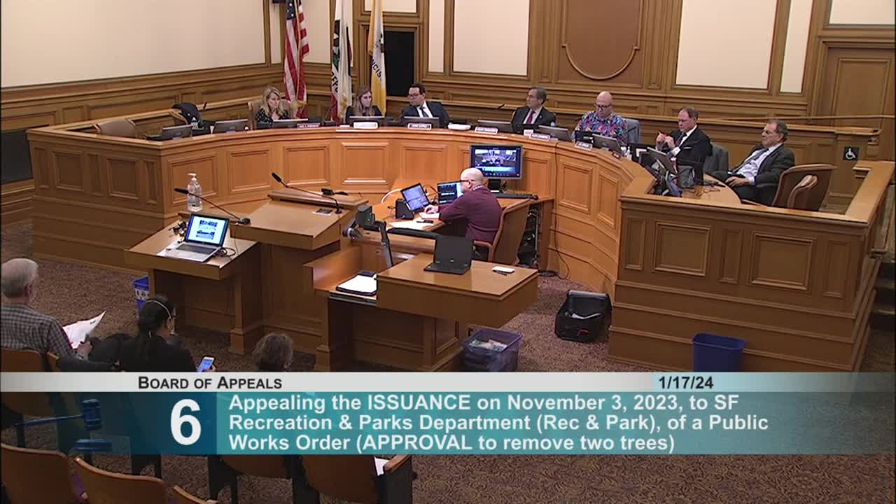 Public debates tree removal impacts on pedestrian safety at Van Ness BRT project