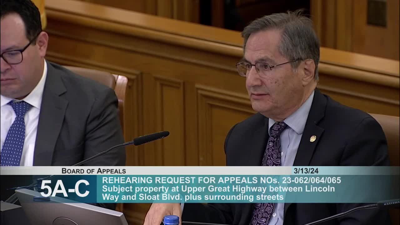 Commissioners discuss impact of Great Highway closure on neighborhood businesses