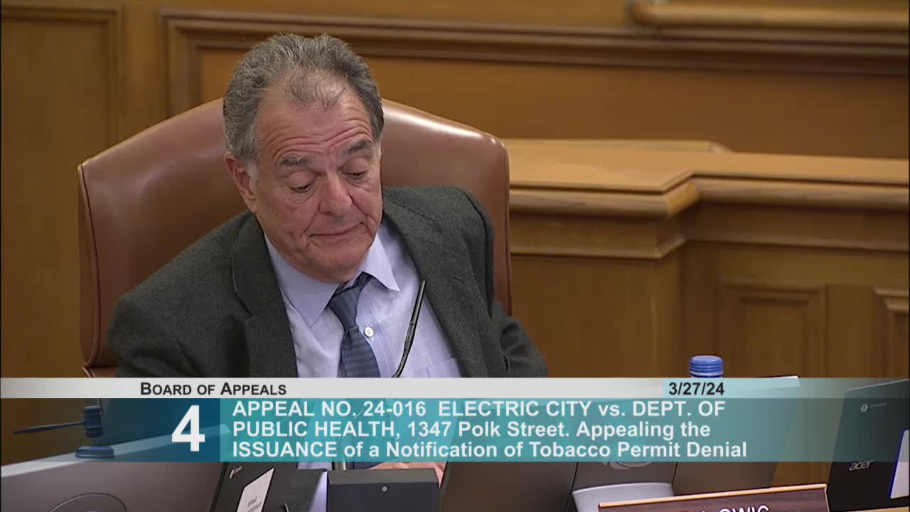 San Francisco Health Department upholds tobacco permit denials amid small business concerns
