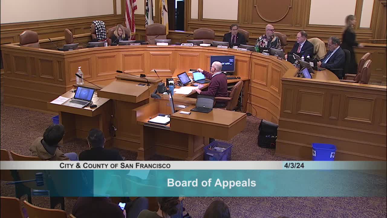 San Francisco Board of Appeals reviews privacy concerns for Santa Rosa Avenue permit