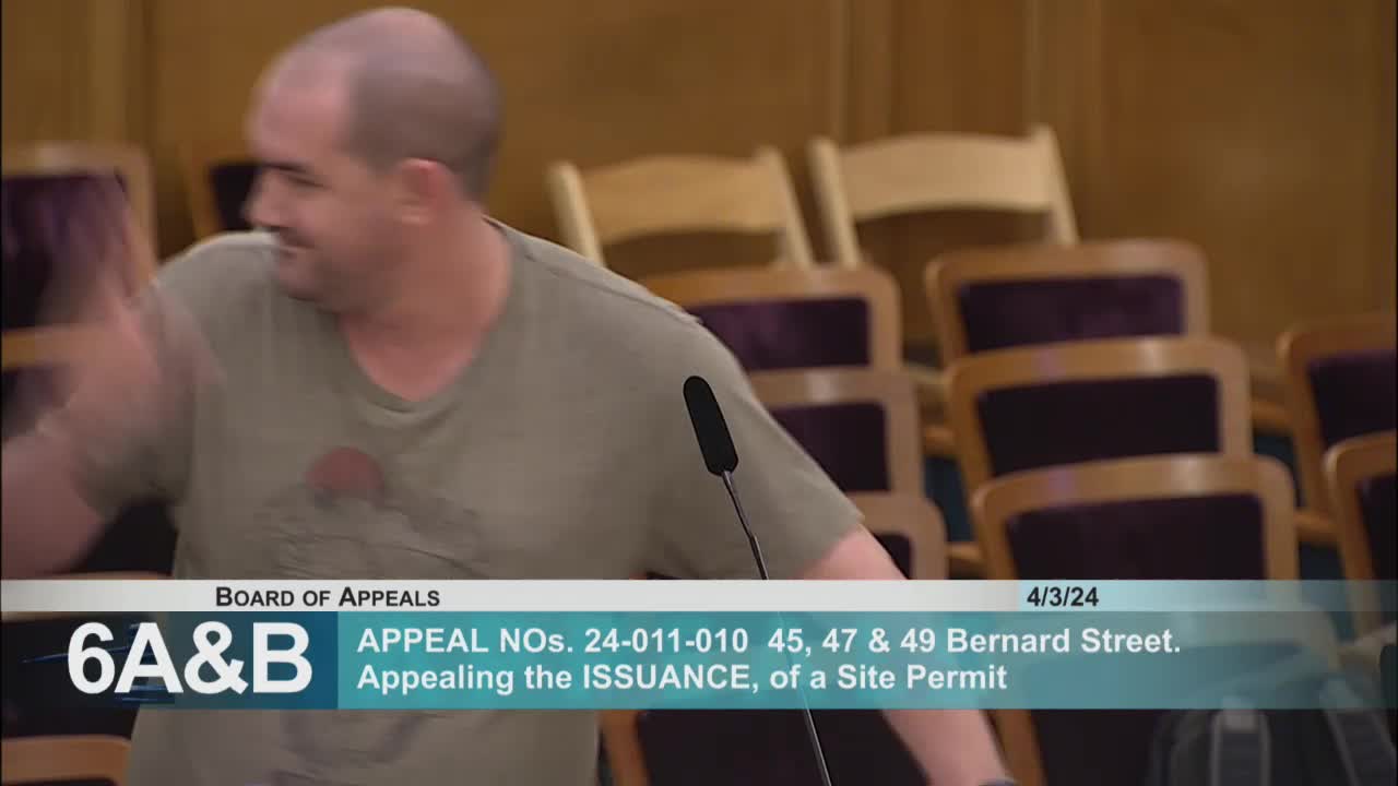 Wong highlights rear yard importance for disabled tenants at Bernard Street meeting