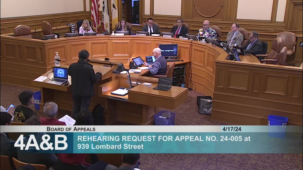 Commission denies rehearing request for 939 Lombard Street development permits