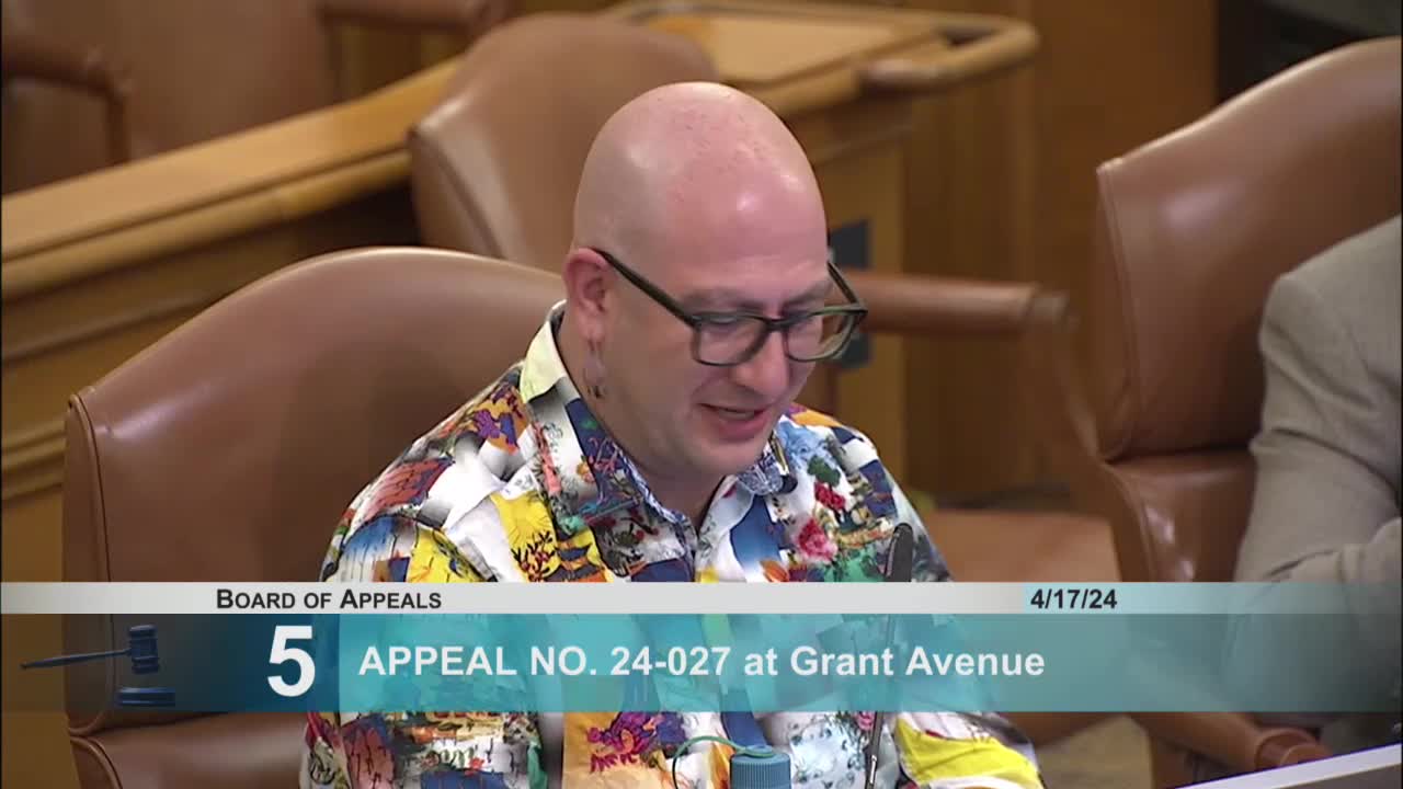 President Lopez grants appeal for sound permit on Grant Avenue with conditions