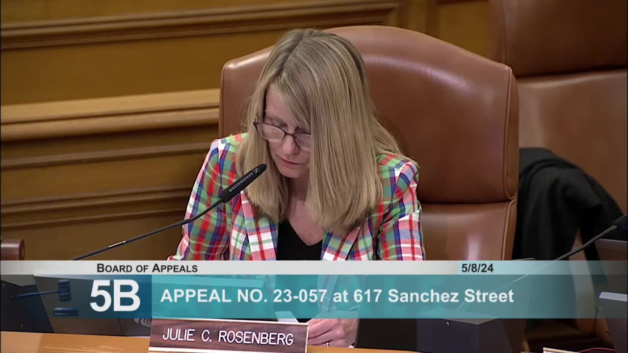 Neighbors appeal demolition permits at 617 Sanchez Street citing safety and privacy concerns