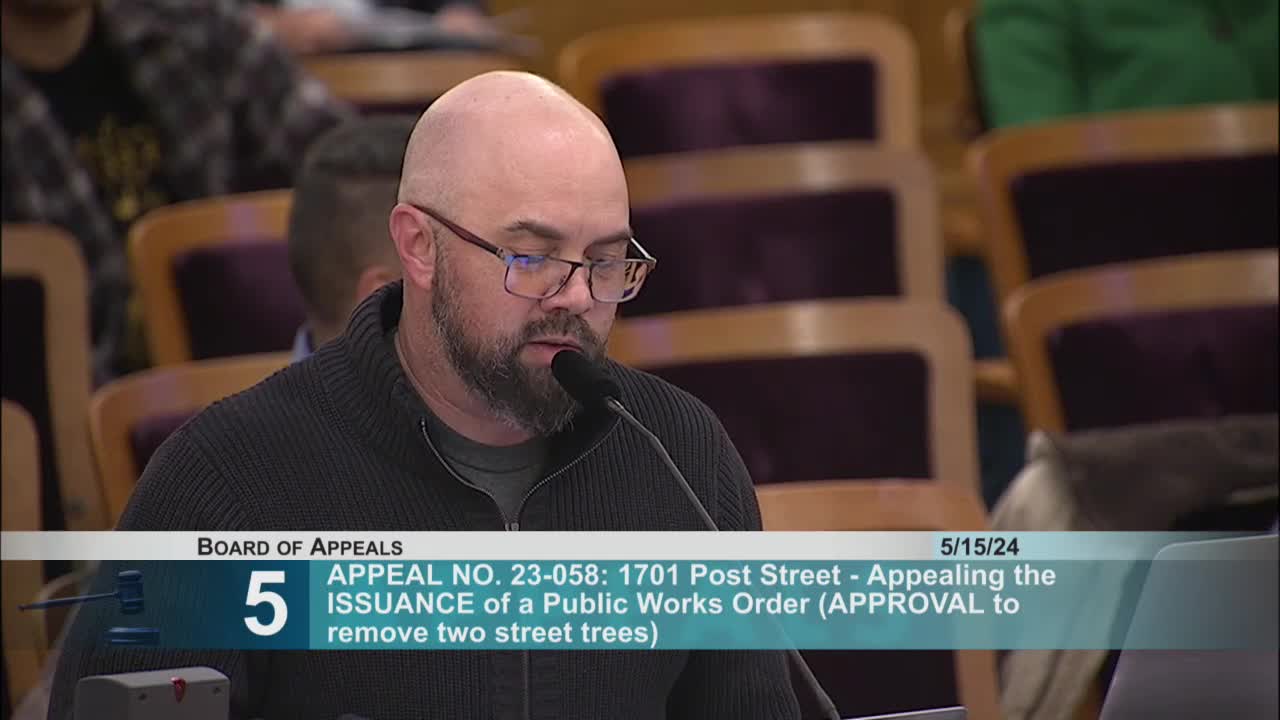 Community voices concern over cherry tree removals at city board meeting