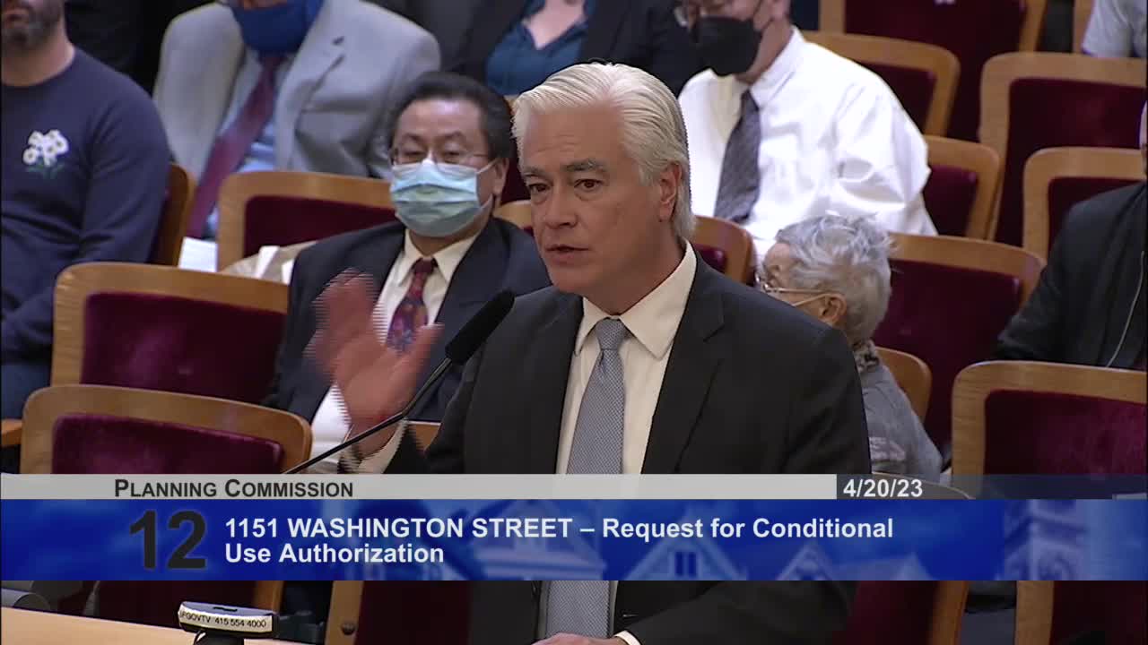 San Francisco Planning Commission Considers Controversial Housing Project at 1151 Washington Street