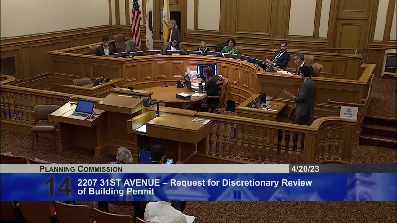 Commissioner Diamond Discloses Legal Connection Before Project Discussion