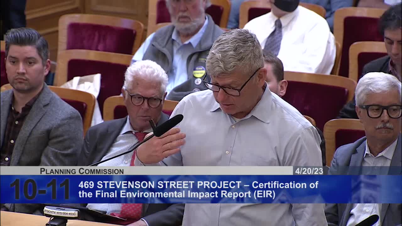 Commissioners Urged to Approve 469 Stevenson Street Housing Project for Community Revitalization