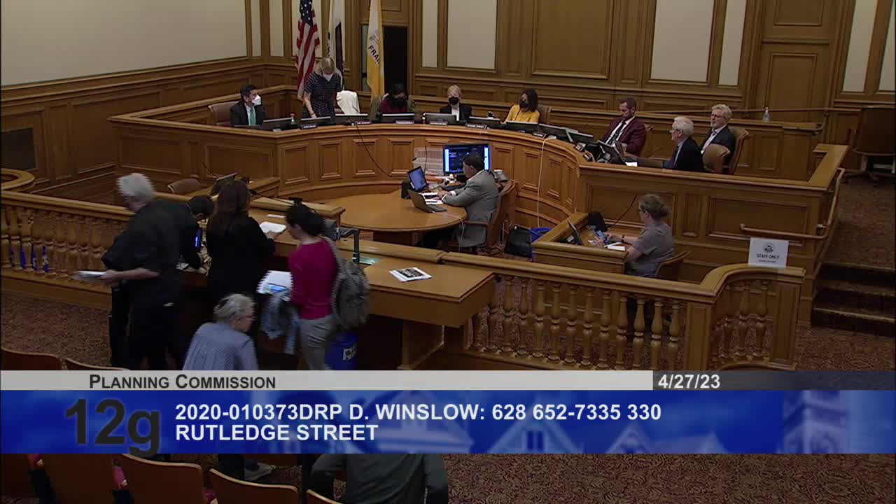 San Francisco Planning Commission evaluates Willard Street building permit amid community concerns
