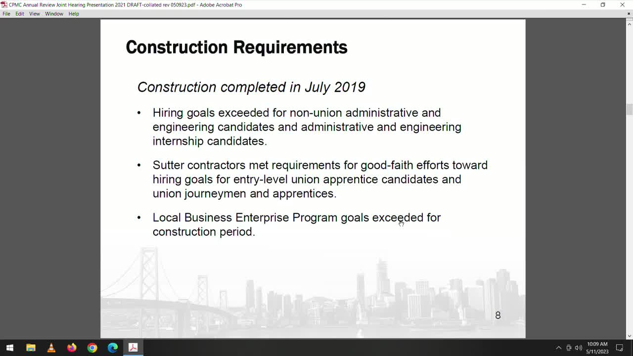 Sutter contractors exceed hiring goals for local community at CPMC project