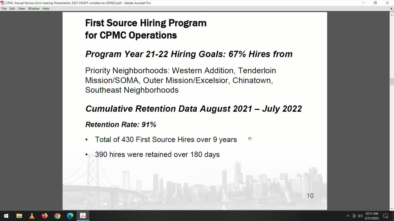 CPMC reports strong compliance with healthcare commitments in San Francisco's priority neighborhoods